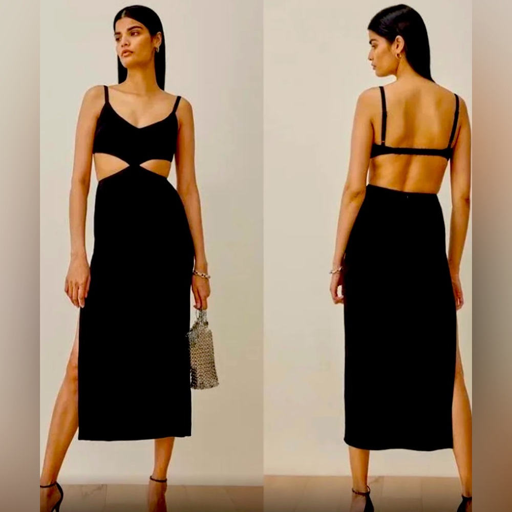 Reformation cut out dress